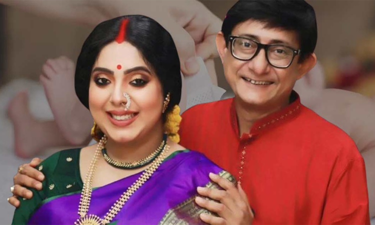 মেয়ের ছবি প্রকাশ্যে আনলেন কাঞ্চন-শ্রীময়ী