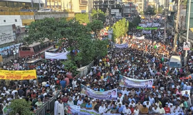 রাজধানীতে বিএনপির র‍্যালি শুরু