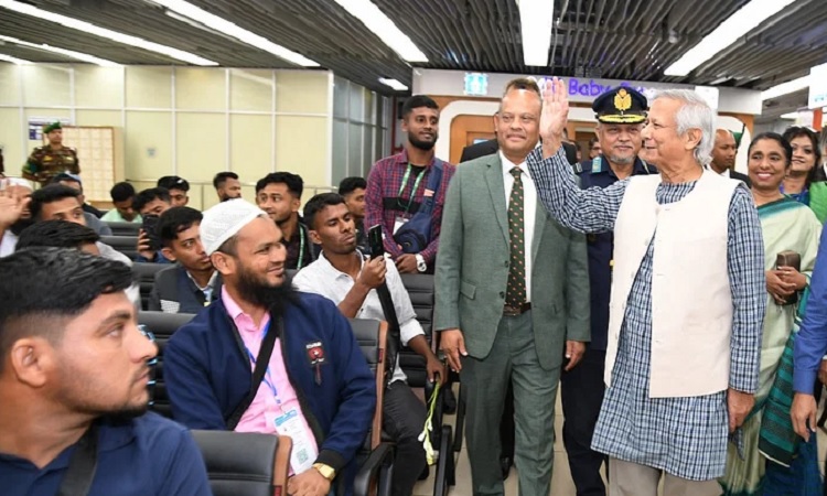 শাহজালাল বিমানবন্দরে প্রবাসী শ্রমিকদের জন্য বিশেষ লাউঞ্জ উদ্বোধন