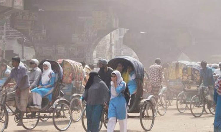 বায়ুদূষণে ভালো নেই ঢাকা