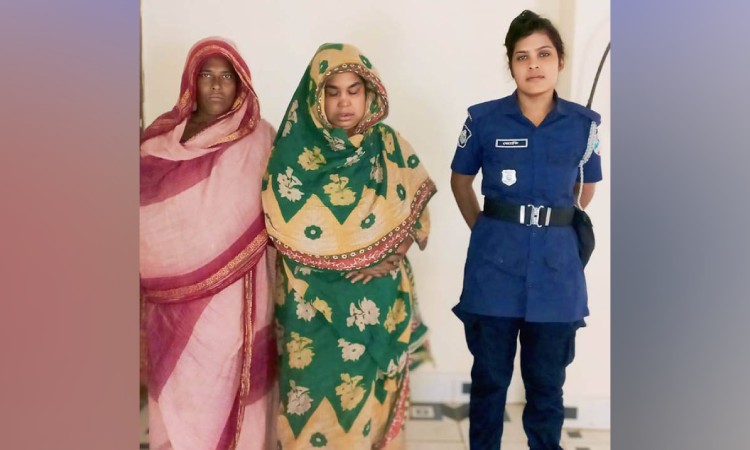 যৌথ বাহিনীর অভিযানে মাদকসহ ২ নারী আটক