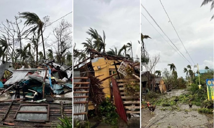সুপার টাইফুন ম্যান-ই’র আঘাতে বিপর্যস্ত ফিলিপাইন