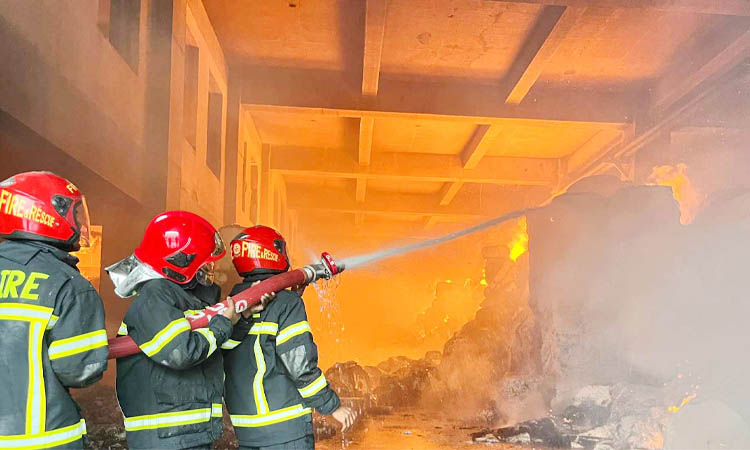 সোনারগাঁওয়ে টিস্যু কারখানায় আগুন, নিয়ন্ত্রণে ১৪ ইউনিট