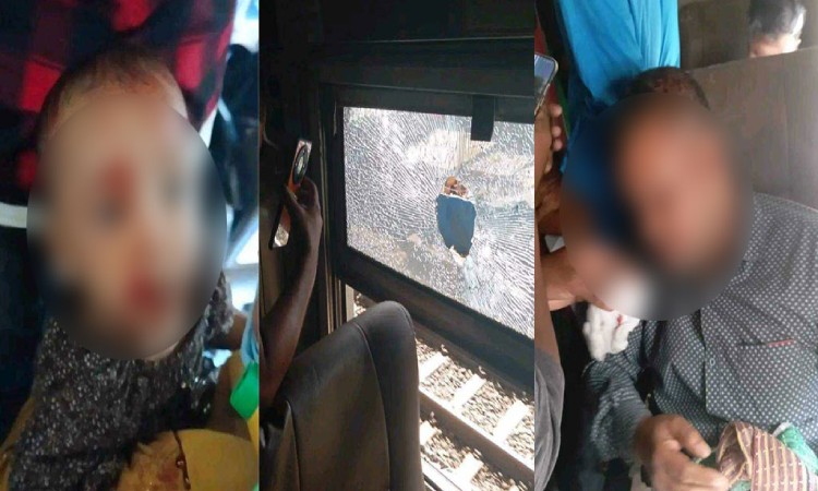 মহাখালীতে ট্রেনে শিক্ষার্থীদের হামলায় শিশুসহ অনেকে রক্তাক্ত