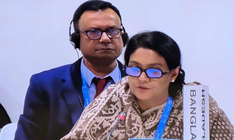 বাংলাদেশের অভিযোজন তহবিল বাড়ানোর দাবি পরিবেশ উপদেষ্টার