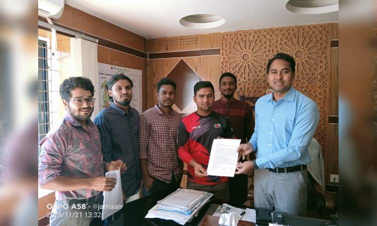 ডাম্প ট্রাক চলাচল নিয়ন্ত্রণের জন্য জেলা প্রশাসক ও ইউএনও কে লিখিত আবেদন