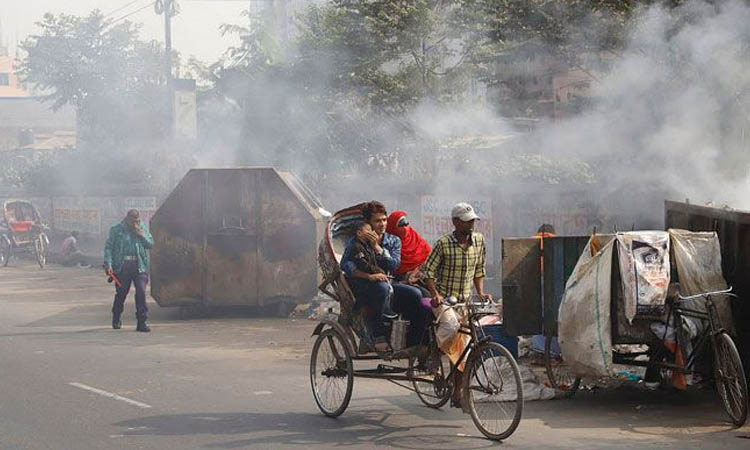 আজও খুবই অস্বাস্থ্যক ঢাকার বাতাস