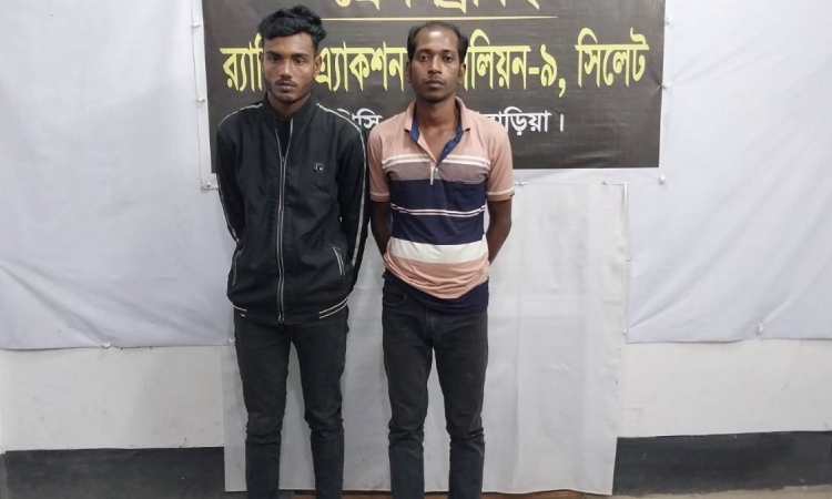 ব্রাহ্মণবাড়িয়ায় বিপুল পরিমাণ গাঁজাসহ গ্রেফতার ২