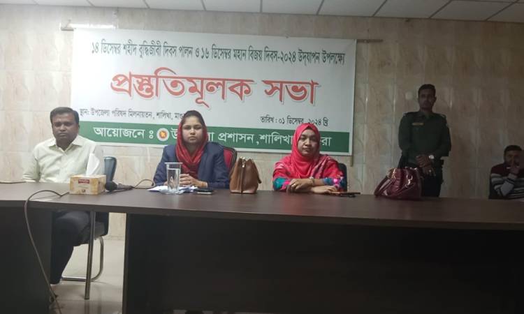 বুদ্ধিজীবী দিবস ও বিজয় দিবসের প্রস্তুতিমূলক সভা অনুষ্ঠিত