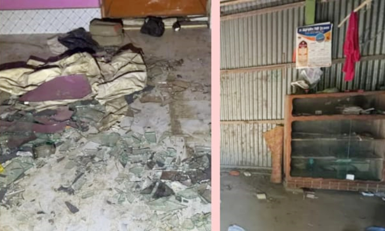 সরাইলে পূর্ব বিরোধের জেরে হামলা, আতঙ্কে গ্রাম ছাড়া তিন পরিবার