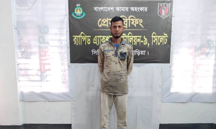 ব্রাহ্মণবাড়িয়ায় গাঁজাসহ একজন গ্রেফতার