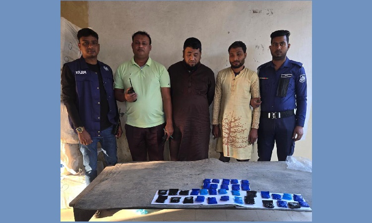 ব্রাহ্মণবাড়িয়ায় ৭ হাজার পিস ইয়াবাসহ গ্রেফতার ২