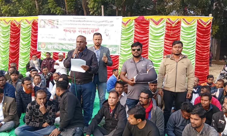 শালিখায় কৃষকদলের সমাবেশ অনুষ্ঠিত