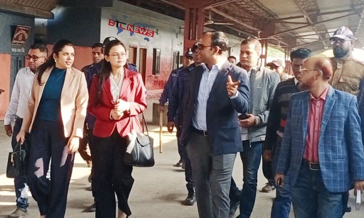 রহনপুর ট্রানজিট পয়েন্ট পরিদর্শনে নেপাল দূতাবাসের উপপ্রধান