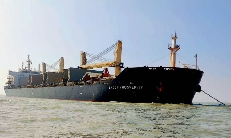 ইউক্রেন থেকে দেশে এলো ৫৩ হাজার টন গম