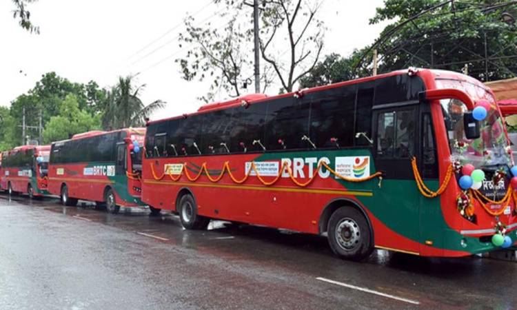 বিআরটিসির এসি বাস চলাচল শুরু রবিবার