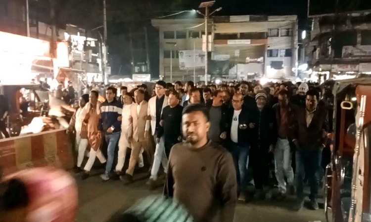 বিএনপির নামে ষড়যন্ত্রকারীদের বিরুদ্ধে বিক্ষোভ মিছিল