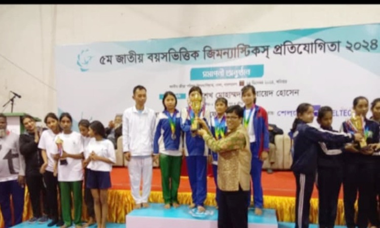 লামায় জাতীয় বয়সভিত্তিক জিমন্যাস্টিক্স প্রতিযোগিতা অনুষ্ঠিত