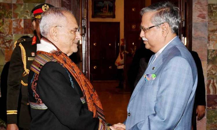 রাষ্ট্রপতি সাহাবুদ্দিনের সঙ্গে পূর্ব তিমুরের প্রেসিডেন্টের সাক্ষাৎ