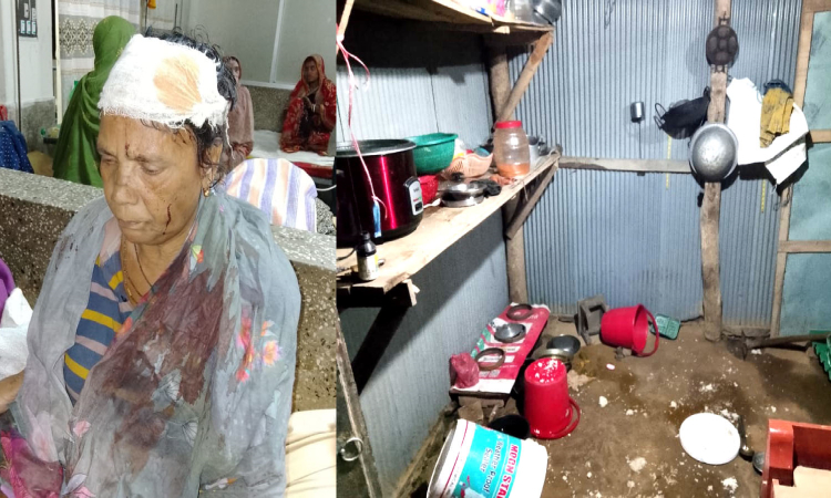 লামায় বিধবার বসতঘর ভাংচুর-লুটপাট, আহত ৬