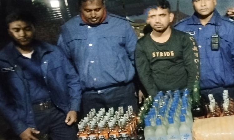 ব্রাহ্মণবাড়িয়ায় মাদকদ্রব্য-মোবাইলসহ আটক ১