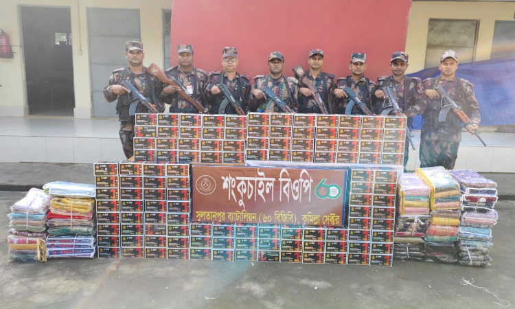 ব্রাহ্মণবাড়িয়ায় কোটি টাকার ভারতীয় মোবাইল ডিসপ্লে জব্দ