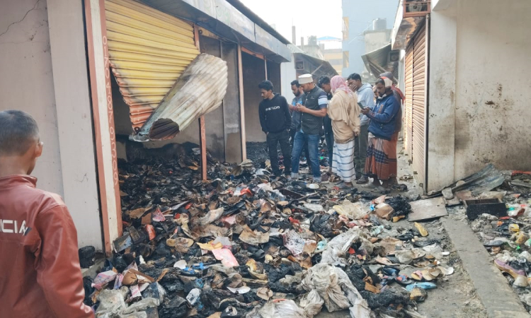 বিজয়নগরে দুই দোকানে অগ্নিকাণ্ড, কয়েক লাখ টাকার ক্ষতি