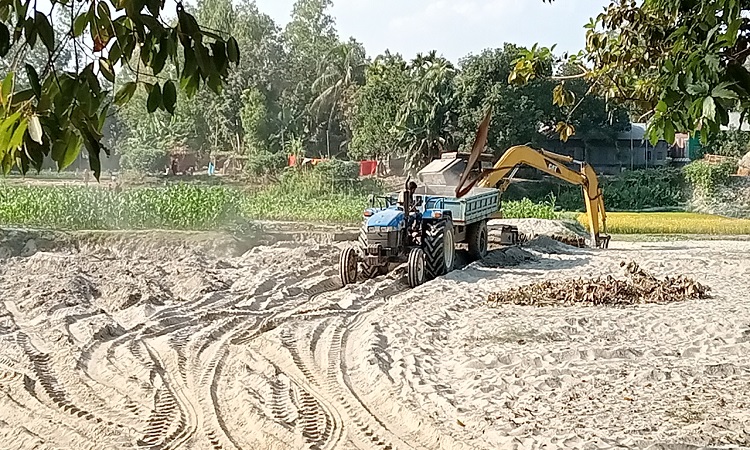 ইসলামপুরে অবৈধ বালু উত্তোলনের দায়ে একজনের কারাদণ্ড