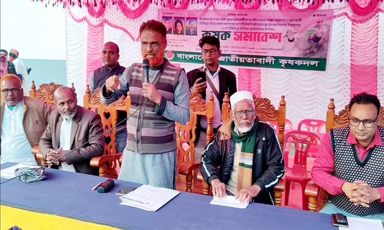শিবগঞ্জের ১১ নং উজিরপুর ইউনিয়ন কৃষক দলের উদ্যোগে কৃষক সমাবেশ অনুষ্ঠিত
