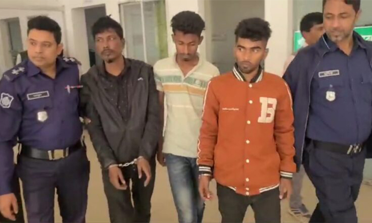চাঁদা না দেয়ায় দোকানিকে গুলির ঘটনায় ৩ আসামি গ্রেফতার