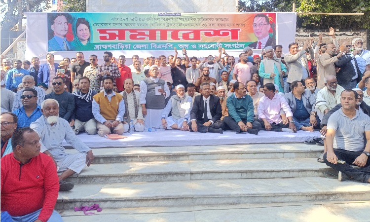 ব্রাহ্মণবাড়িয়ায় জেলা বিএনপির সম্মেলন প্রতিহতের ডাক