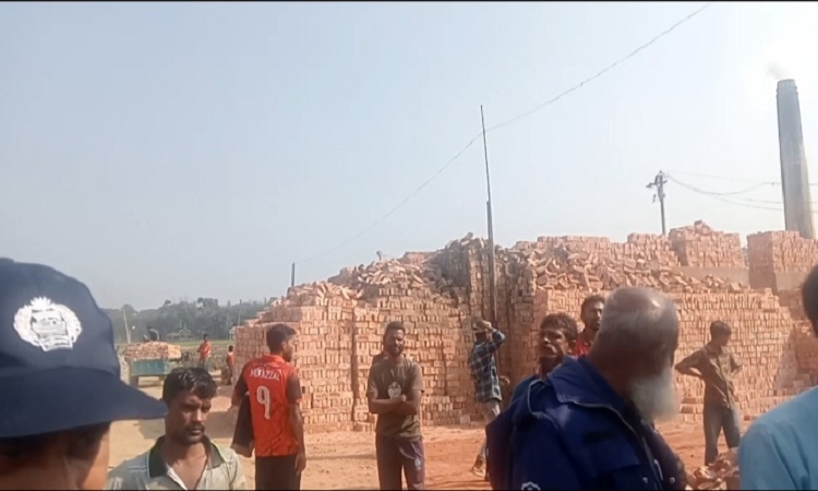 গৌরীপুরে ইটভাটায় পরিবেশ অধিদপ্তরের ভ্রাম্যমান আদালতের অভিযান