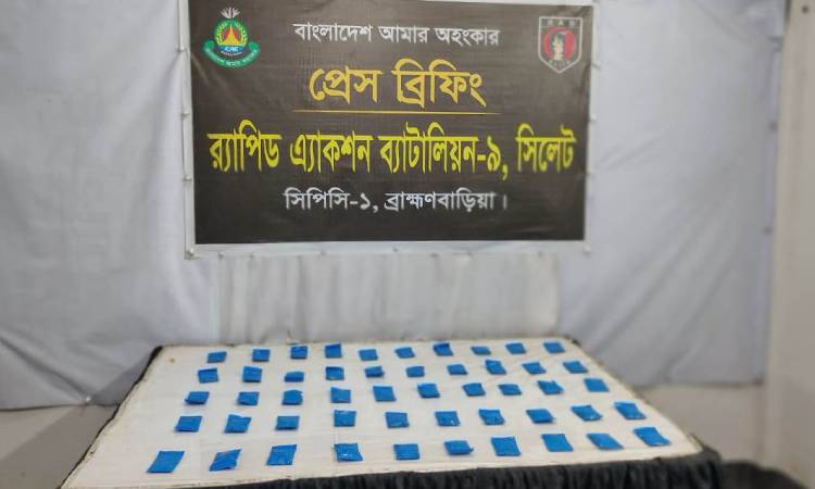ব্রাহ্মণবাড়িয়ায় ৯৪৭৫ পিস ইয়াবাসহ ২ জন গ্রেফতার
