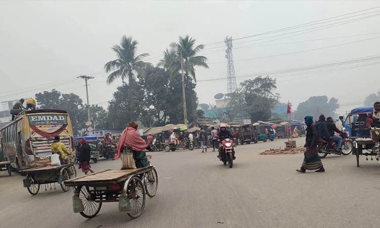 চুয়াডাঙ্গায় ফের শৈত্যপ্রবাহ, হিম বাতাসে তীব্র শীত