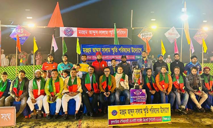 ব্রাহ্মণবাড়িয়ায় ডে-নাইট ক্রিকেট টুর্নামেন্ট উদ্বোধন