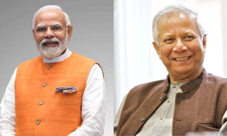 প্রধান উপদেষ্টাকে শুভেচ্ছা জানালেন নরেন্দ্র মোদি