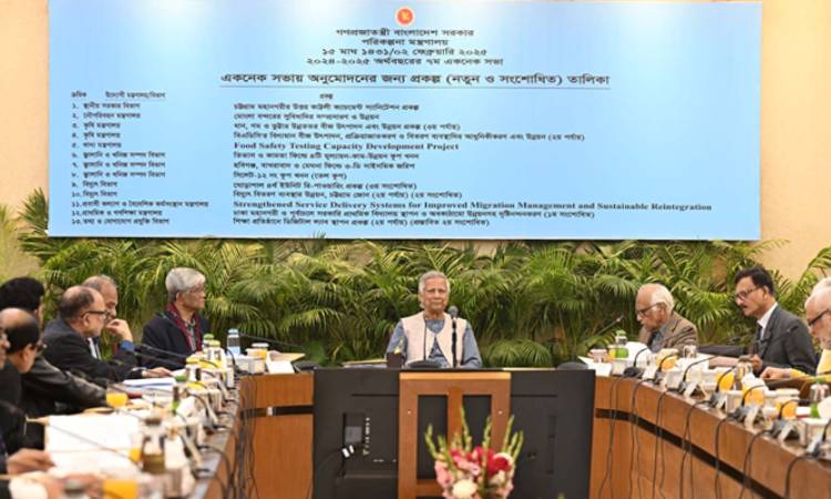 একনেকে ১২ হাজার ৫৩২ কোটি টাকার ১৩ প্রকল্প অনুমোদন