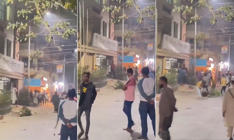 উত্তরা পশ্চিম থানায় হামলা ও পুলিশকে মারধর