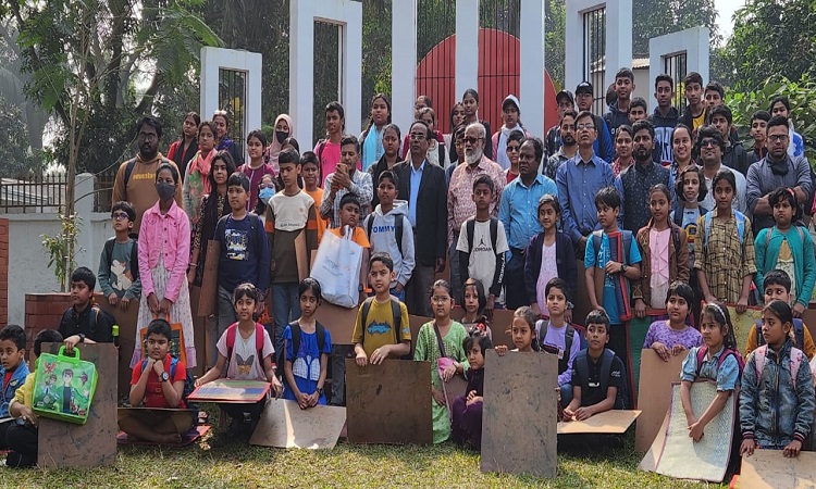 শিশু নাট্যমের ৩ দিনব্যাপী বার্ষিক আর্ট ক্যাম্পের উদ্বোধন