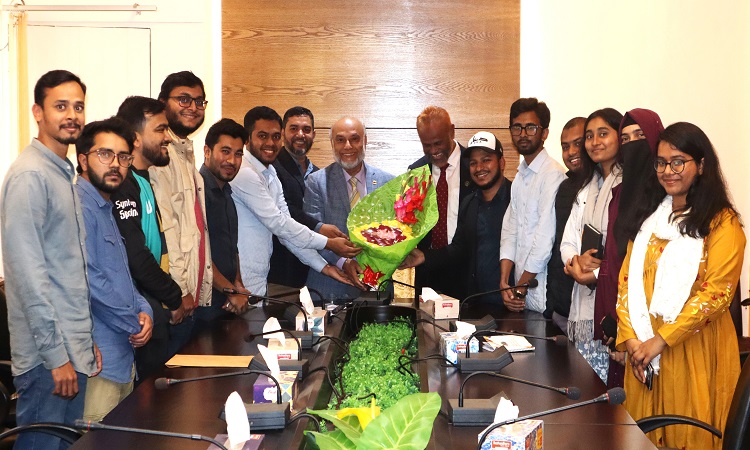 বাকৃবি উপাচার্যের সাথে সাংবাদিক সমিতির নবগঠিত কমিটির সৌজন্য সাক্ষাৎ