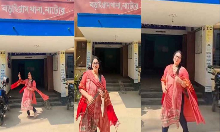 থানা ফটকে নেচে-গেয়ে টিকটক, আওয়ামী লীগ নেত্রী গ্রেপ্তার
