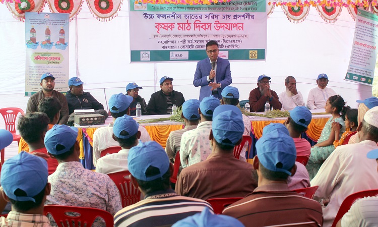 বোয়ালমারীতে উচ্চ ফলনশীল জাতের সরিষা চাষ প্রর্দশনীর কৃষক মাঠ দিবস অনুষ্ঠিত