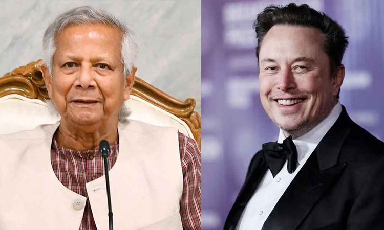 স্টারলিংক আনতে ইলন মাস্কের সঙ্গে ড. ইউনূসের আলোচনা