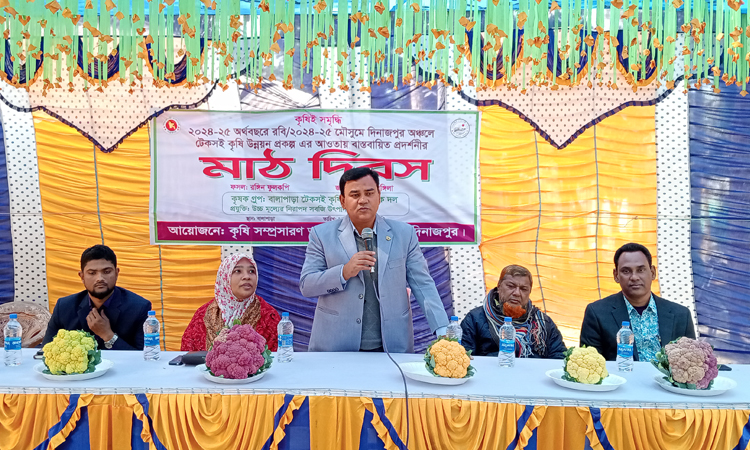 খানসামায় টেকসই কৃষি উন্নয়ন প্রকল্পের মাঠ দিবস অনুষ্ঠিত