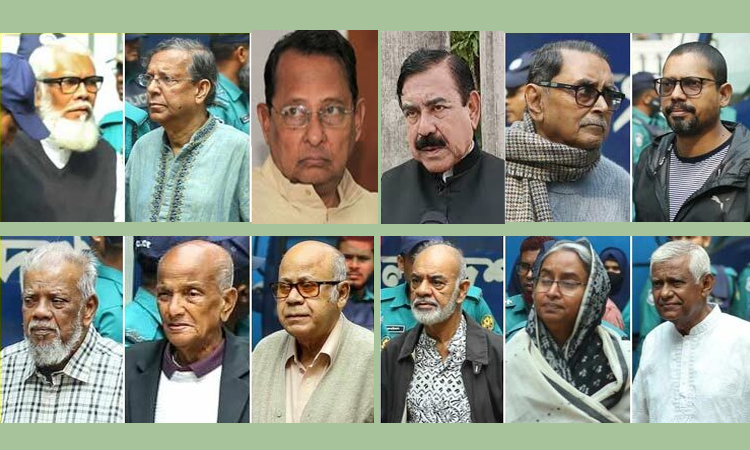 ট্রাইব্যুনালে সাবেক ১২ মন্ত্রী-প্রতিমন্ত্রীসহ ১৬ জন