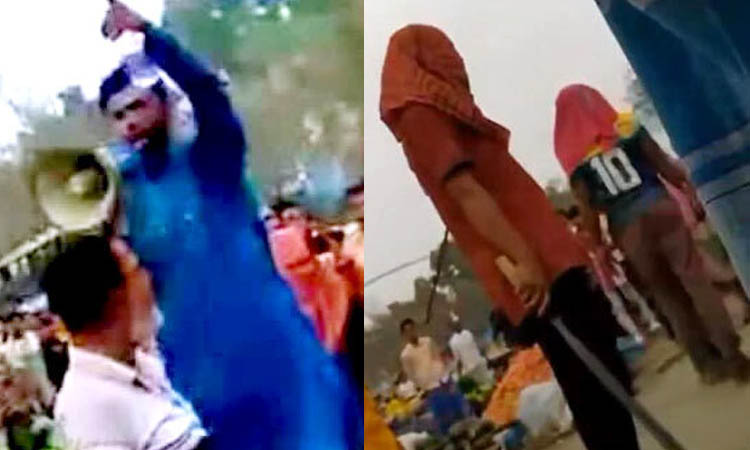 মাইকে ঘোষণা দিয়ে যুবদল নেতার চাঁদাবাজি, অস্ত্রের মহড়া
