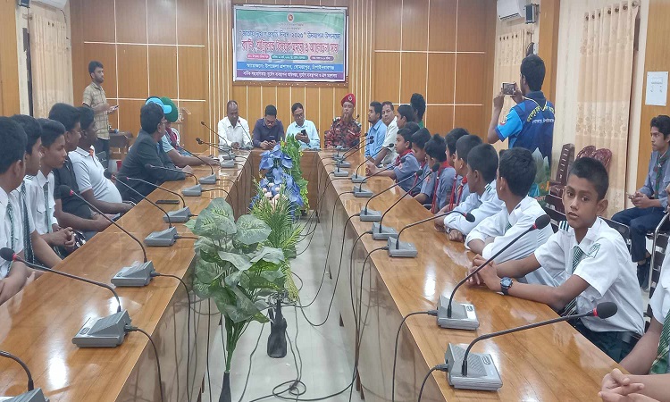 গোমস্তাপুরে জাতীয় দুর্যোগ প্রস্তুতি দিবস উদযাপিত