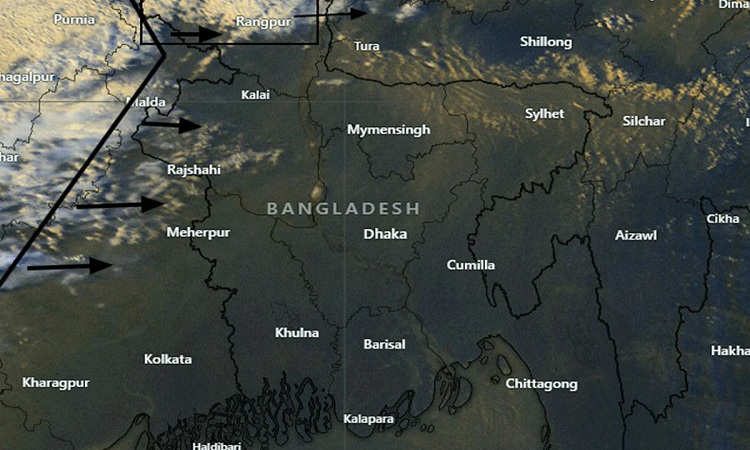 ধেয়ে আসছে বৃষ্টিবলয়, সক্রিয় থাকবে ২৪ মার্চ পর্যন্ত