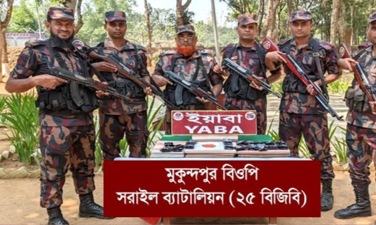 ব্রাহ্মণবাড়িয়ায় বিপুল পরিমানে ইয়াবা জব্দ