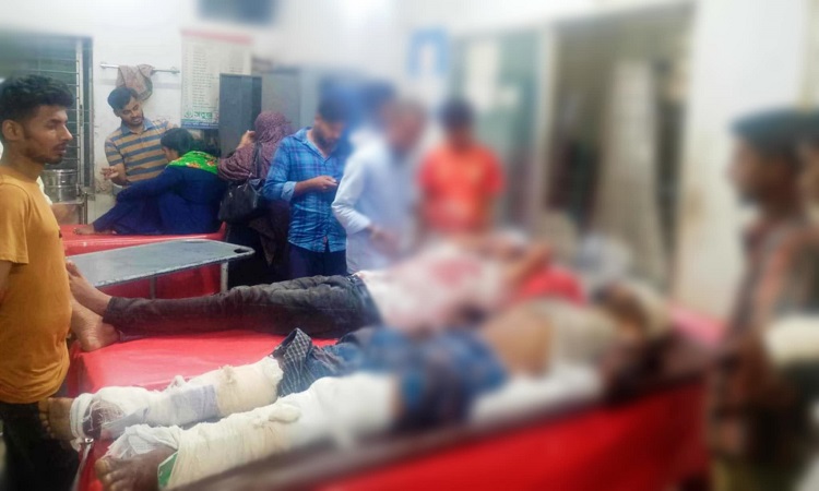 কাভার্ড ভ্যানের ধাক্কায় অটোরিকশা চালক নিহত, আহত ৬